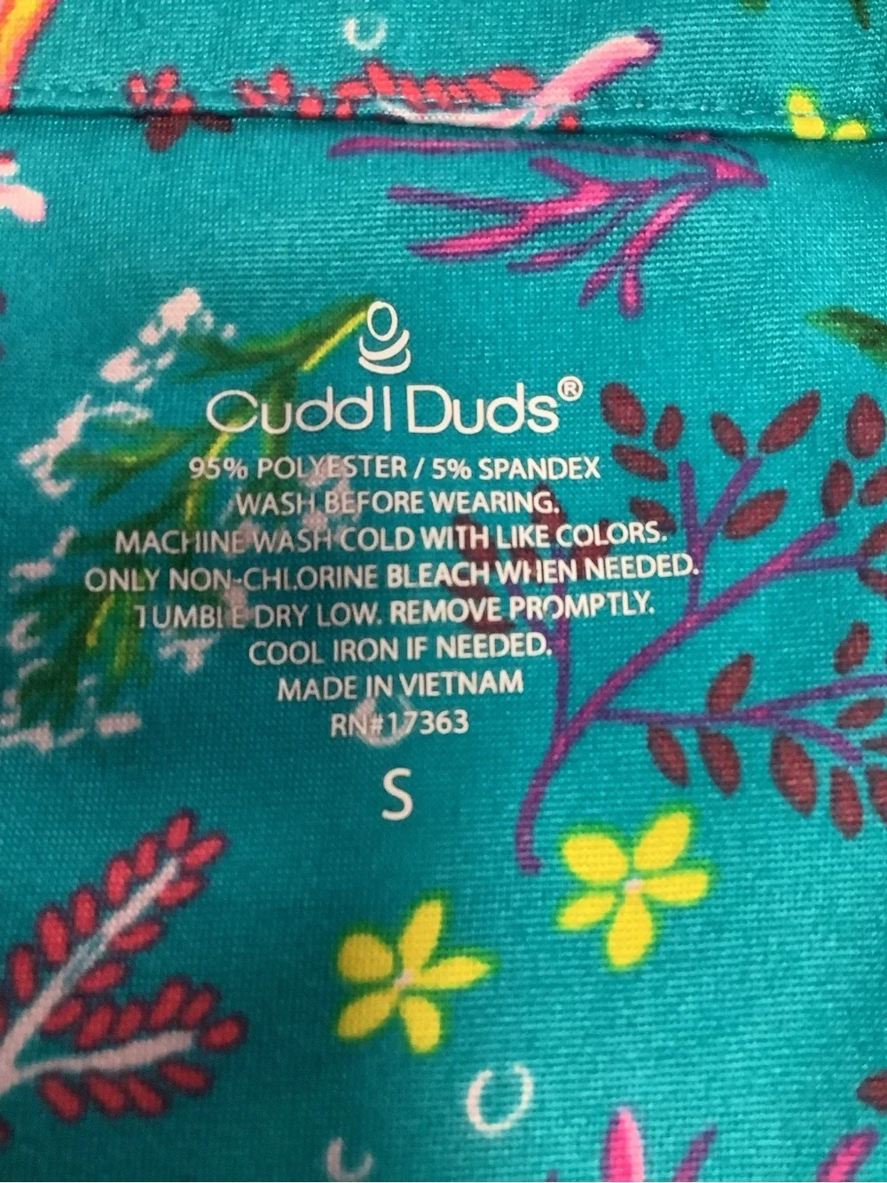 Cuddl Duds lightweight navy